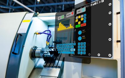 virtual controls of an CNC machine