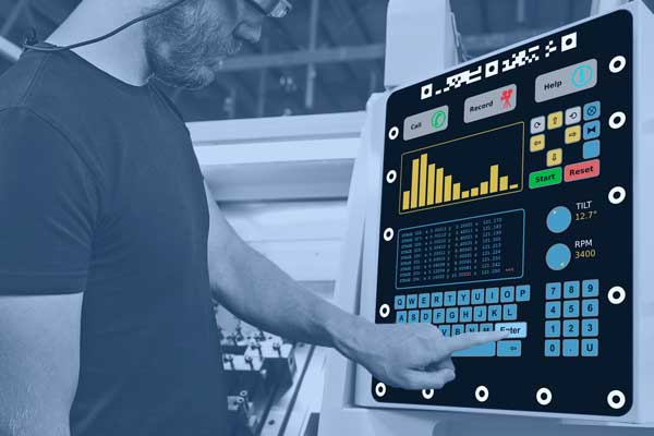 AR user interface in machine control