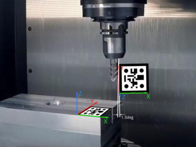 Precise measurements of machine tools and assembly gigs using SmartMarkers.